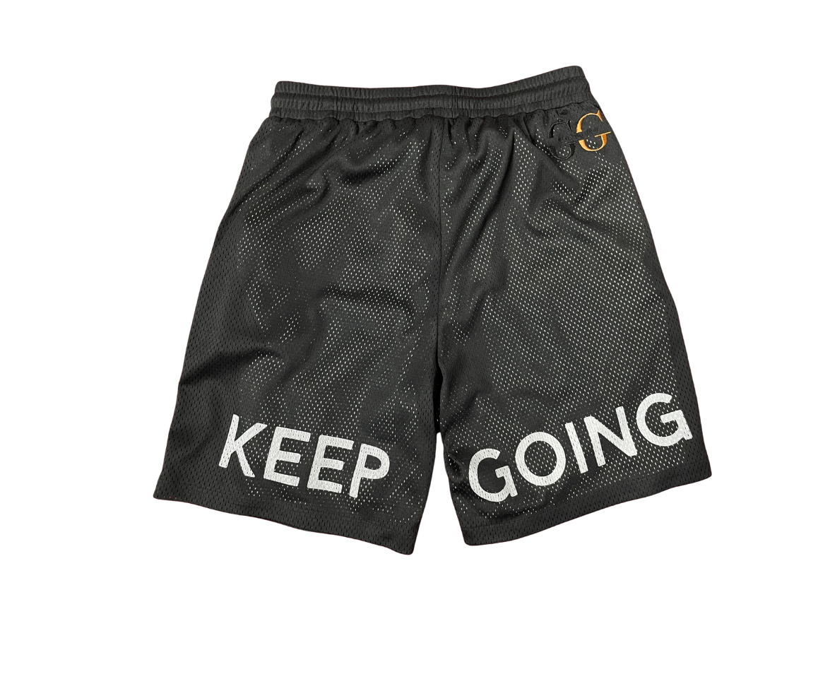 'Rooted in' Mesh shorts