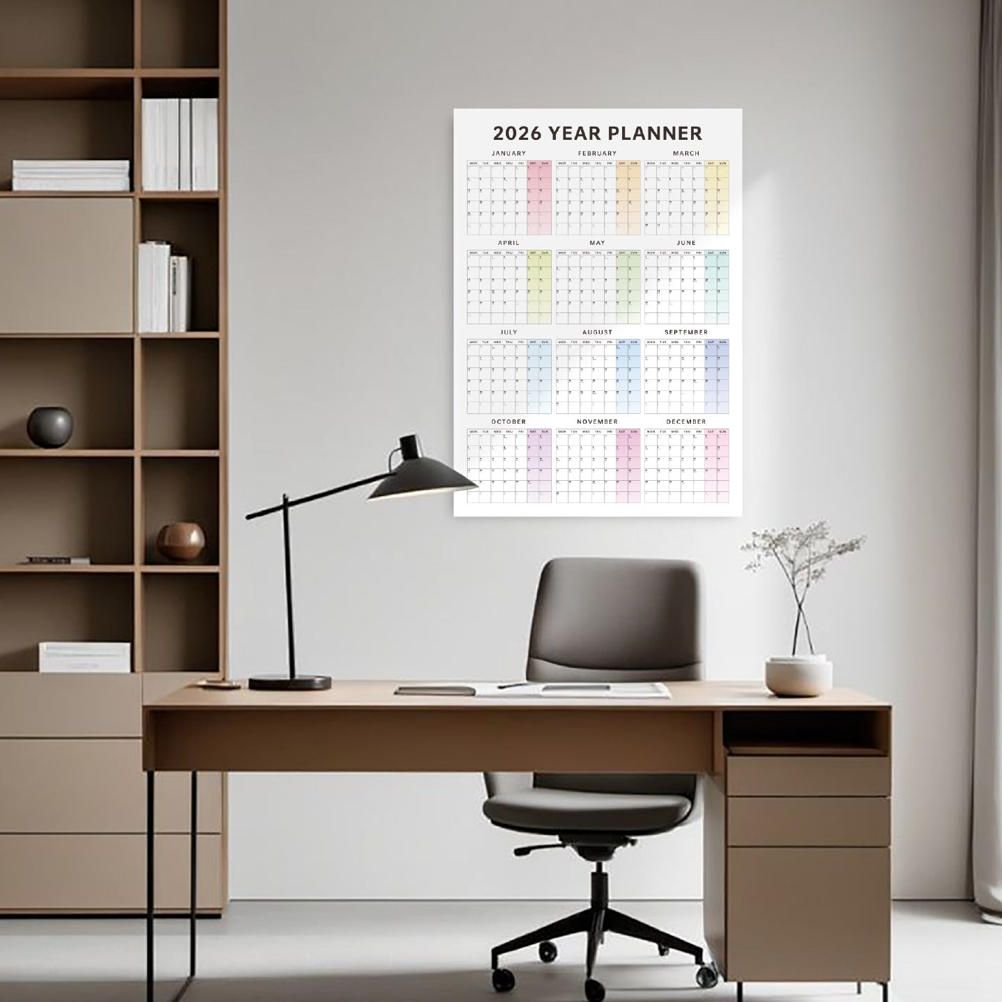 Paper Wall Calendar